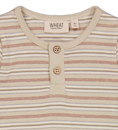 Wheat Body k/æ - Placket - Dusty Stripe