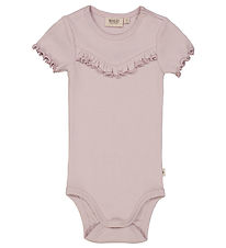 Wheat Body k/æ - Rib - Soft Lilac m. Flæse