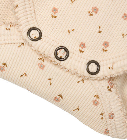 Lil Atelier Body l/æ - NbfGago - Noos - Fog m. Blomster