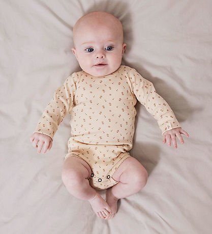 Lil Atelier Body l/æ - NbfGago - Noos - Fog m. Blomster