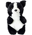 Living Nature Bamse - 18x10 cm - Baby Border Collie - Sort/Hvid