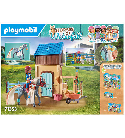 Playmobil Horses Of Waterfall - Amelia & Whisper m. Hesteboks - 