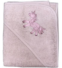 Nørgaard Madsens Babyhåndklæde - 100x100 cm - Pale Mauve m. Enhj