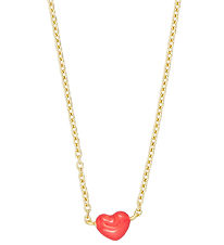 Design Letters Halskæde - Little Bog Love - 18K Guldbelagt