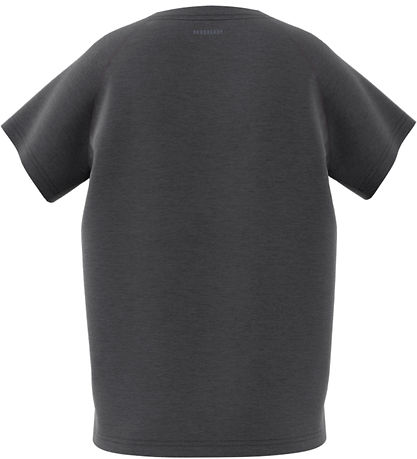 adidas Performance T- shirt - JG Tee Lux - Grå Meleret