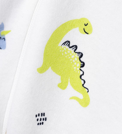 Name It Natdragt - Noos - NbmNightsuit - Bright White/Dino