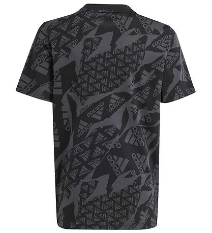 adidas Performance T-shirt - J Camlog T - Sort/Grå
