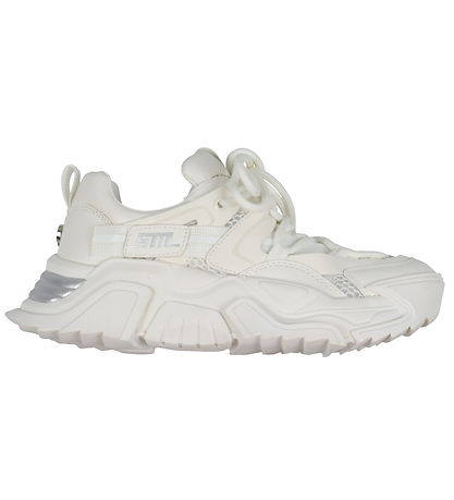Steve Madden Sko - Kingdom-E - Hvid m. Sølv