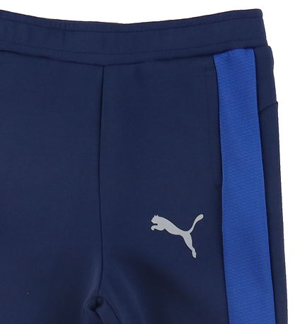 Puma Sweatpants - EVOSTRIPE - Club Navy m. Print 
