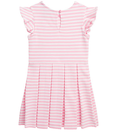 Polo Ralph Lauren Kjole - Rosa/Hvidstribet