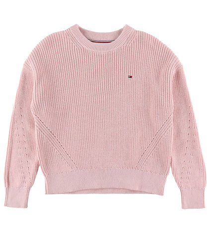 Tommy Hilfiger Bluse - Strik - Whimsy Pink