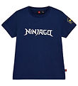 LEGO® Ninjago T-shirt - LWTano - Dark Navy m. Tekst