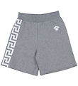 Versace Sweatshorts - Gråmeleret m. Hvid