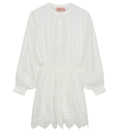 Designers Remix Kjole - Vera Broderie Short - Cream