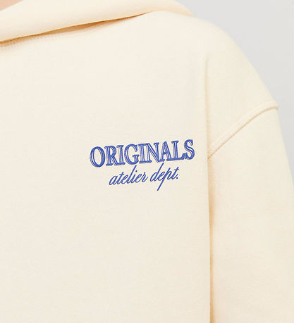 Jack & Jones Hættetrøje - JorSantorini - Buttercream