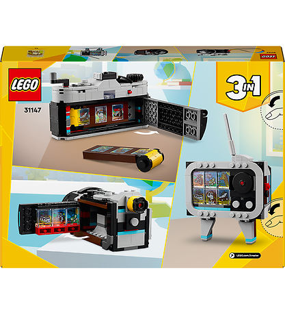 LEGO® Creator - Retro-kamera - 31147 - 3-i-1 - 261 Dele