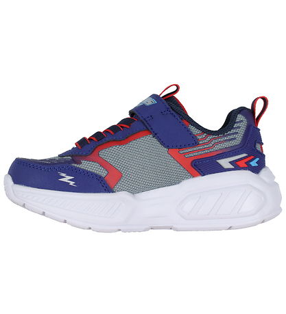 Skechers Sko m. Lys - Light Storm 3 - Navy/Rød