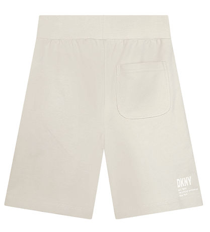 DKNY Sweatshorts - Creme m. Hvid