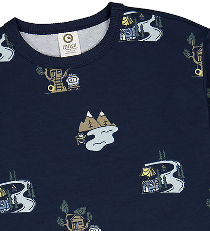 Müsli T-shirt - Camp - Night Blue/Balsam Blue/Cashew
