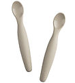 Sebra Skeer - 2-pak - Lang - Silikone - Jetty Beige