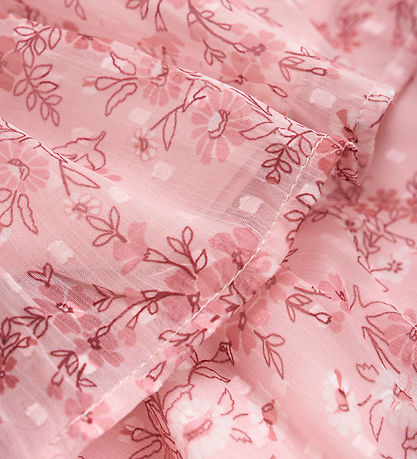 Creamie Kjole - Flower Dobby - Peachskin