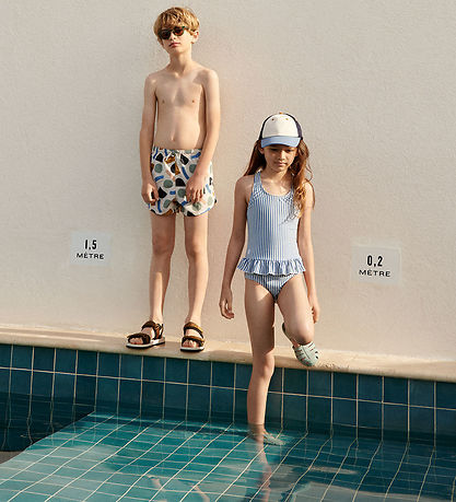 Liewood Badedragt - Amara - UV40+ - Stripe Riverside/Creme De La