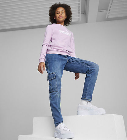 Puma Hættetrøje - ESS Logo - Grape Mist