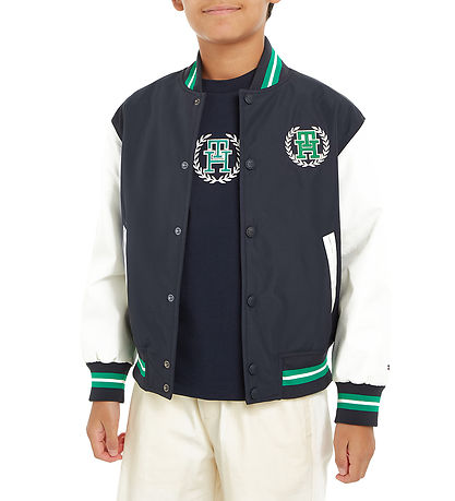 Tommy Hilfiger Jakke - Varsity Jacket - Desert Sky