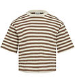 Sofie Schnoor T-shirt - Rib - Middle Brown