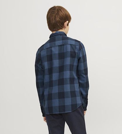 Jack & Jones Skjorte - Noos - JjEgingham - Ensign Blue/Checks