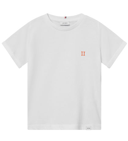 Les Deux T-shirt - Nørregaard - Hvid/Orange