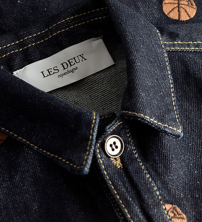 Les Deux Skjorte - Layton AOE - Raw Denim