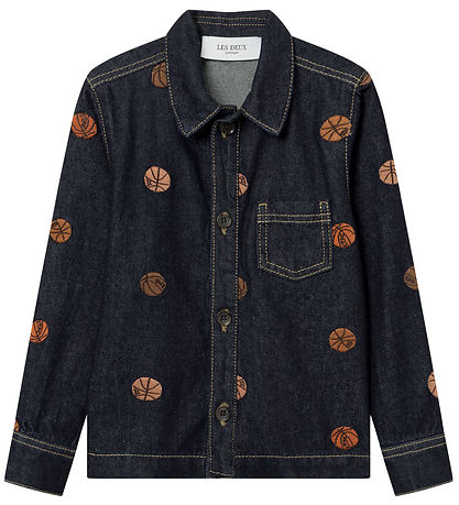 Les Deux Skjorte - Layton AOE - Raw Denim