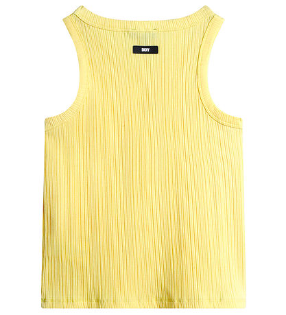 DKNY Tanktop - Rib - Straw Yellow