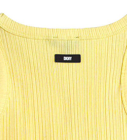 DKNY Tanktop - Rib - Straw Yellow