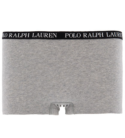 Polo Ralph Lauren Hipsters - 2 pak - Sort/Gråmeleret