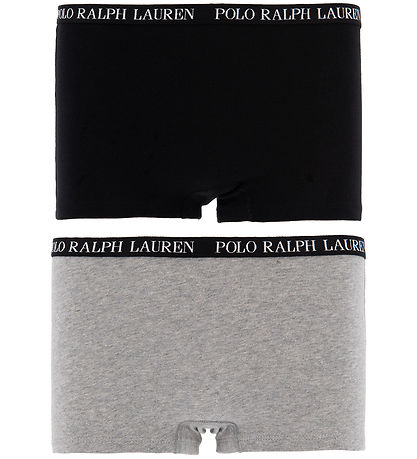 Polo Ralph Lauren Hipsters - 2 pak - Sort/Gråmeleret