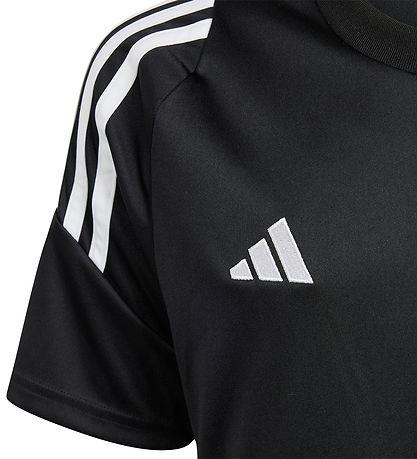 adidas Performance T-Shirt - Tiro 24 - Sort/Hvid