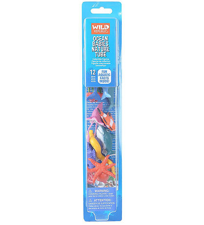 Wild Republic Figurer - Nature Tube - 12 stk. - Ocean Babies