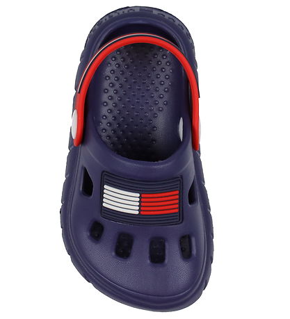 Tommy Hilfiger Sandaler - Comfy - Blå/Rød