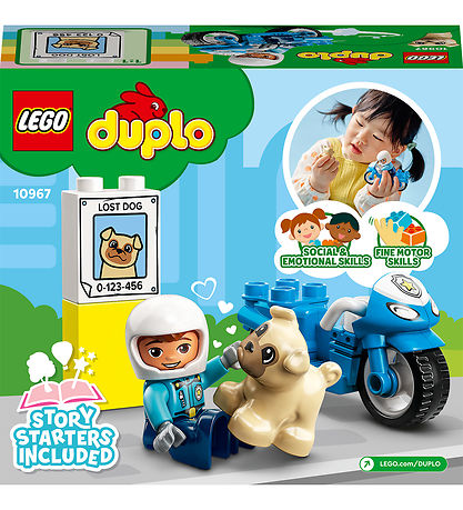 LEGO® DUPLO® - Politimotorcykel 10967 - 5 Dele
