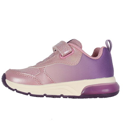 Geox Sko m. Lys - Spaceclub - Pink/LT Prune