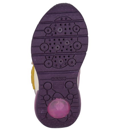 Geox Sko m. Lys - Spaceclub - Pink/LT Prune