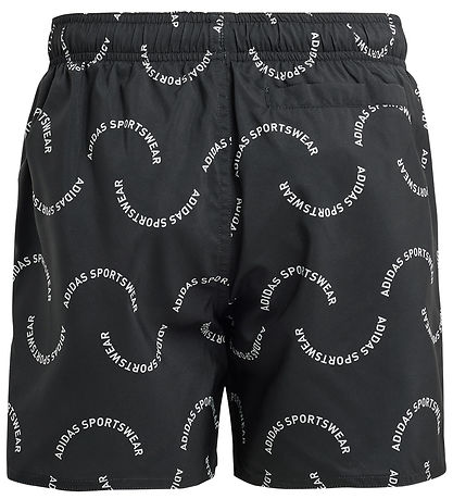adidas performance Badeshorts - Wve Clx Sl - Sort/Hvid