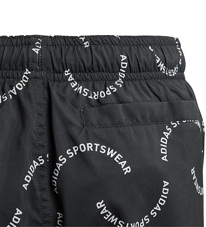 adidas performance Badeshorts - Wve Clx Sl - Sort/Hvid