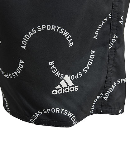 adidas performance Badeshorts - Wve Clx Sl - Sort/Hvid