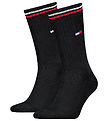 Tommy Hilfiger Strømper - 2-pak - Sort