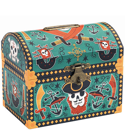 Djeco Sparebøsse - 10x12 cm - Pirater