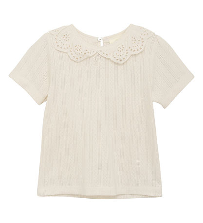 En Fant T-shirt - Pointelle - Eggnog