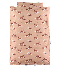 Nørgaard Madsens Sengetøj - Voksen - Rosa m. Bambi